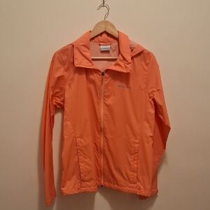 Columbia Vibrant Orange Windbreaker